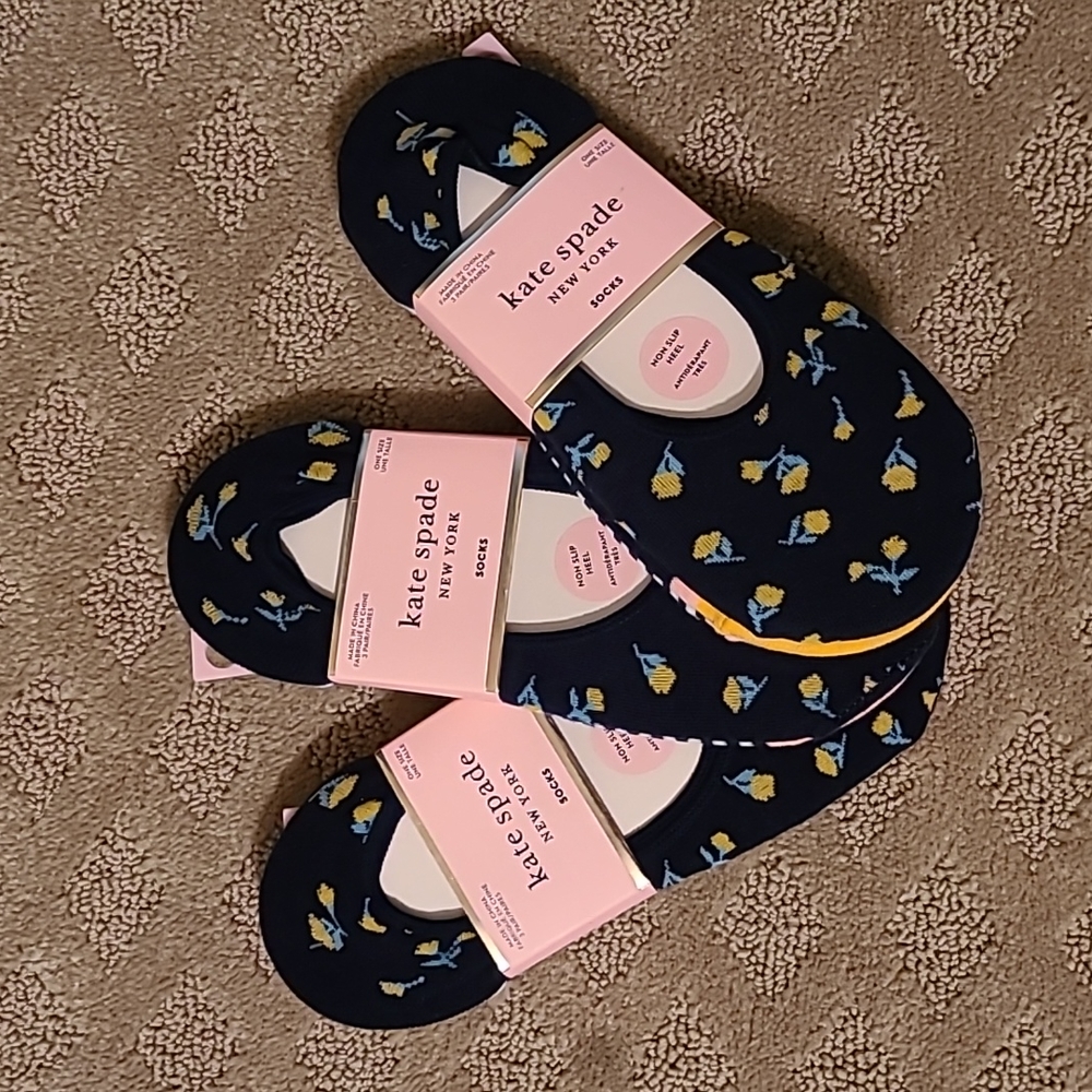 Kate Spade No Slip Heel Sock